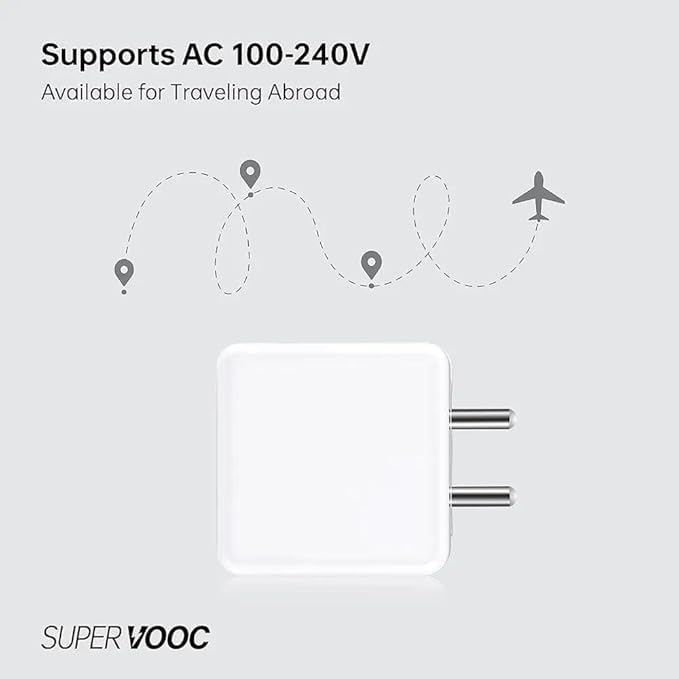 85W SUPERVOOC Fast Charger with Type-C Cable