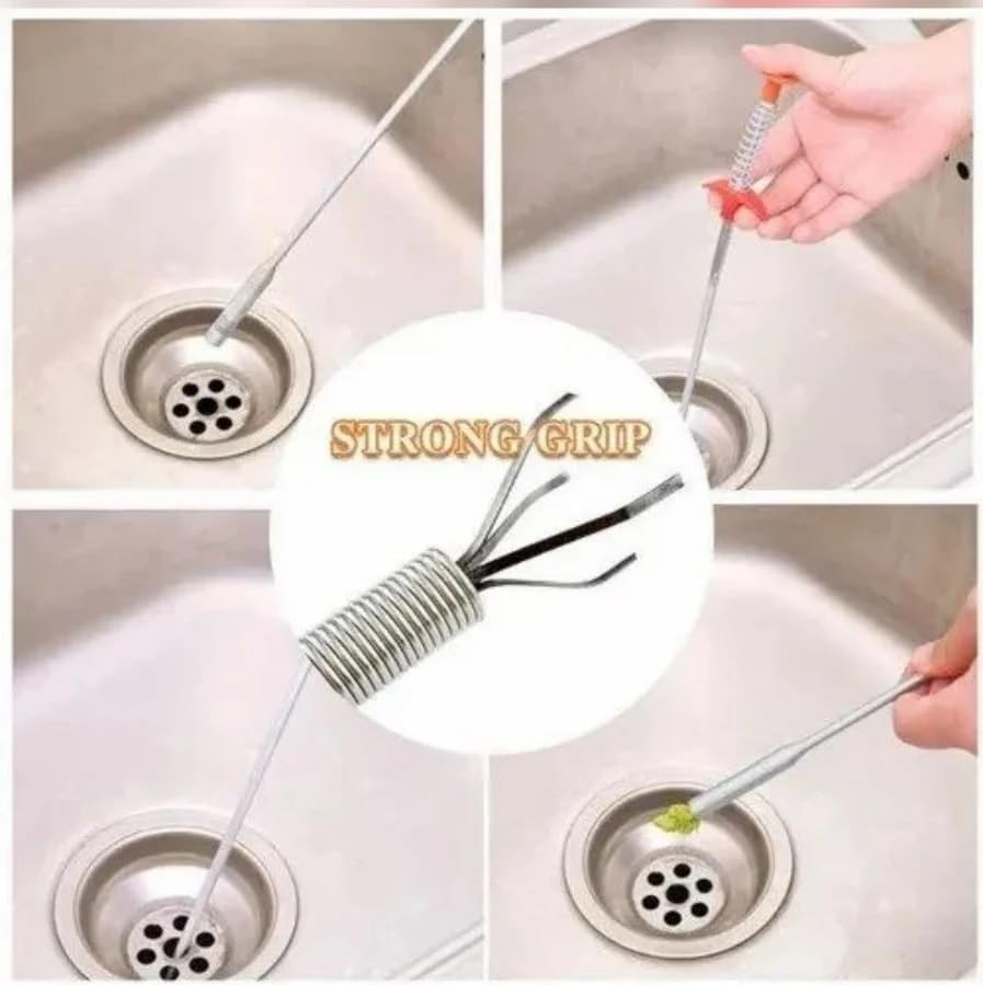 Sink Clean Steel Pipe- 360 degree movement