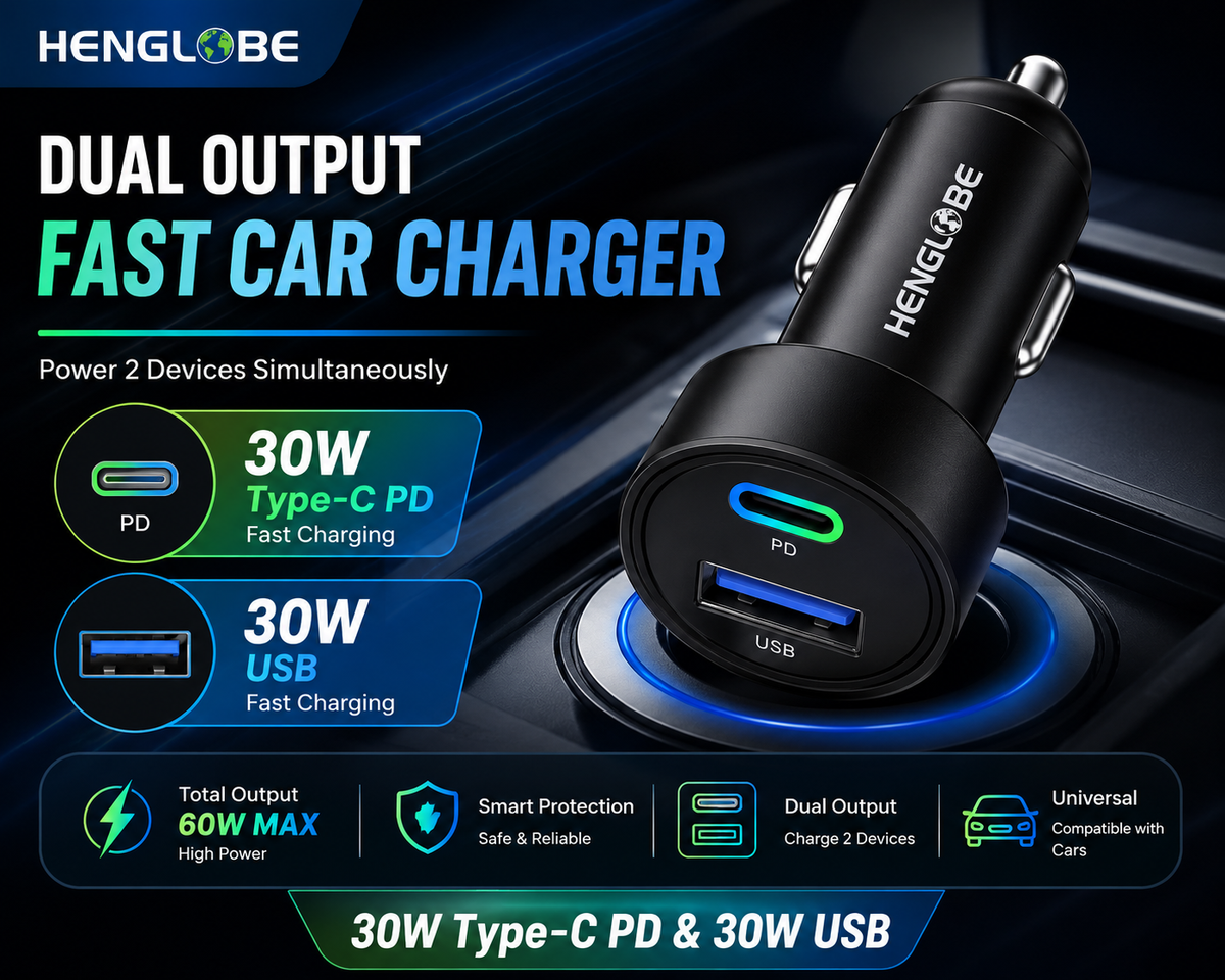 Fast Car Charging Adapter