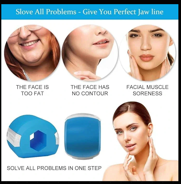 Jaw Shaper & Facial Toner | Sculpt, Shape & Lift | Compact Jaw Exerciser