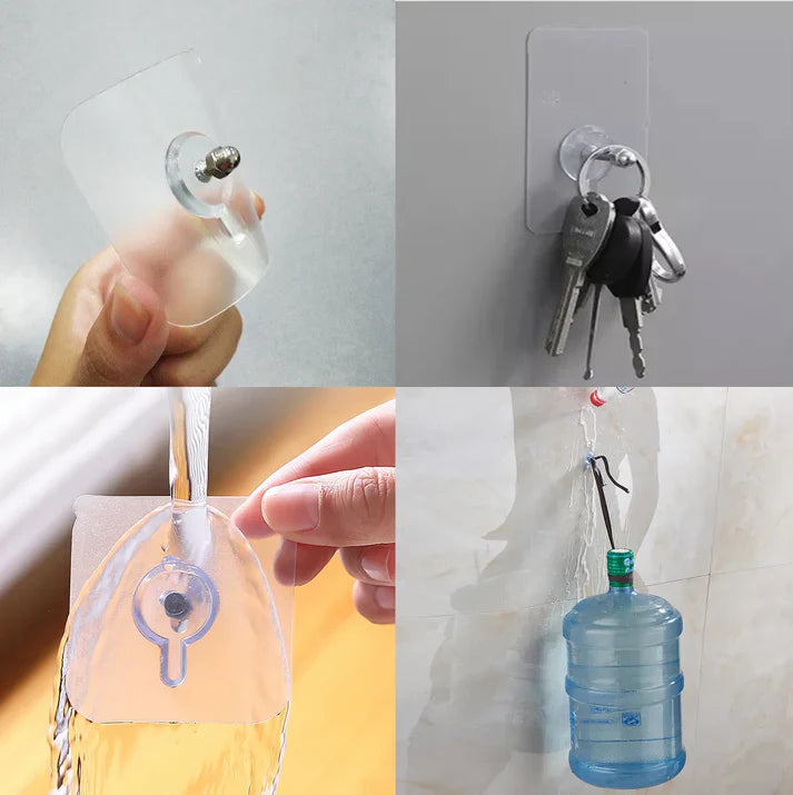 Reusable Adhesive Wall Hooks 40 PCS