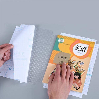 Self-adhesive transparent protective book cover (Pack of 30)