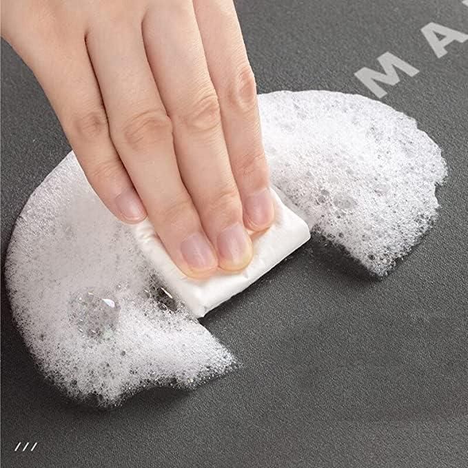 2 Pcs Kitchen Mat Anti Fatigue Kitchen Rug Non Slip Kitchen Mats for Floor Cushioned Kitchen Rugs & Mats Waterproof Comfort Standing Mat Runner for Kitchen,Home Office,Sink,Laundry(Line MAT) Rubber