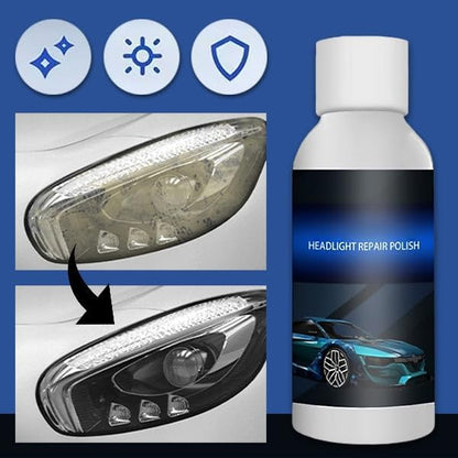 Car Headlight Repair Fluid, Scratch Remover Pack of 2
