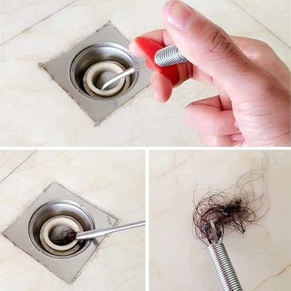 Sink Clean Steel Pipe- 360 degree movement