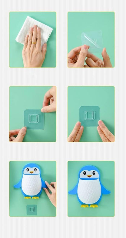 Penguin Shaped Wall Mounted Holder