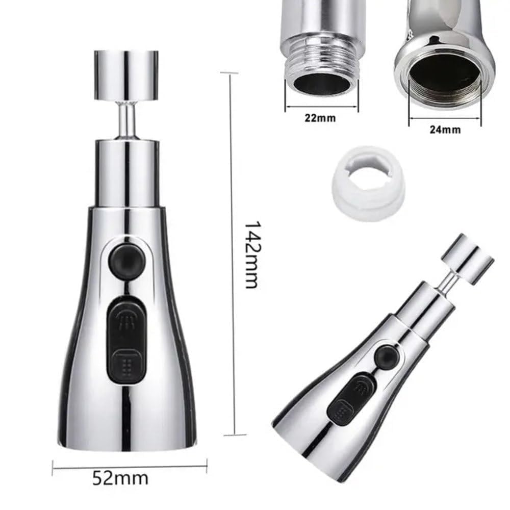 360° Elegance: Transform Your Kitchen with our 3 Modes Faucet Extension
