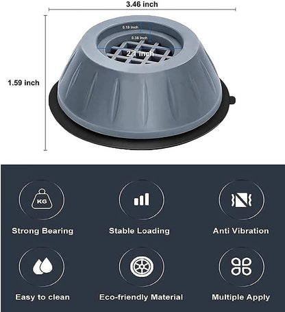 Anti Vibration Pad- For Washing Machine - 4 Pcs
