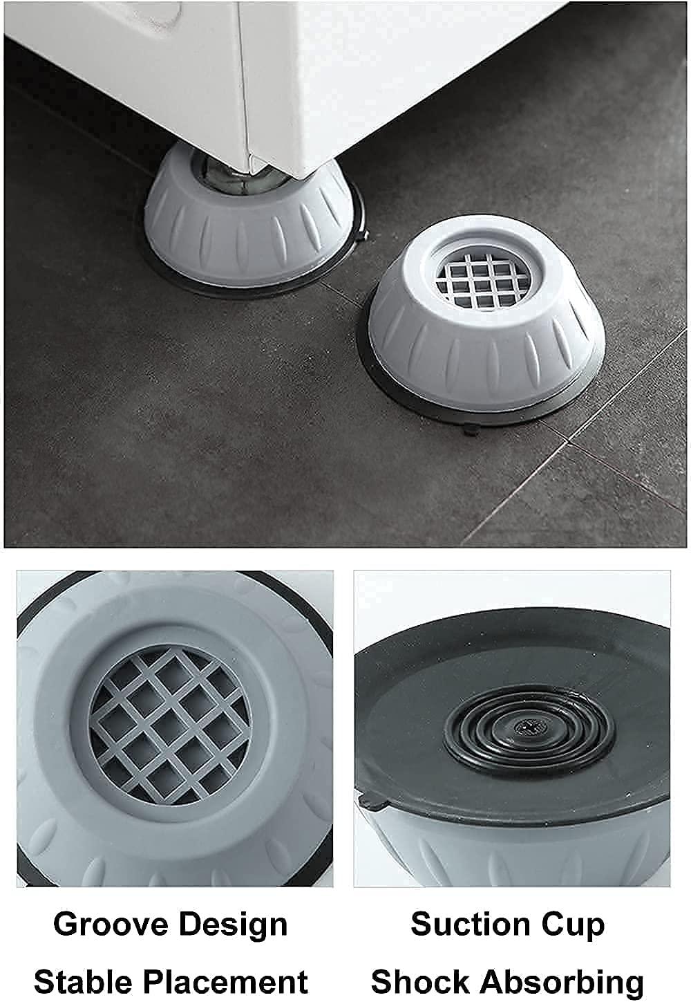 Anti Vibration Pad- For Washing Machine - 4 Pcs