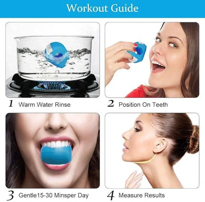 Jaw Shaper & Facial Toner | Sculpt, Shape & Lift | Compact Jaw Exerciser
