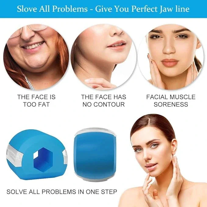 Jaw Shaper & Facial Toner | Sculpt, Shape & Lift | Compact Jaw Exerciser