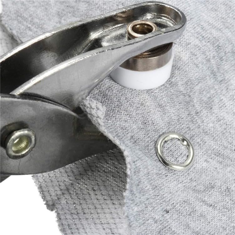 100PCS Metal Snap Buttons Kit with Hand Press Pliers