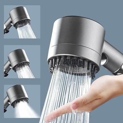 High Pressure 3-Setting Handheld filtration brush Shower head