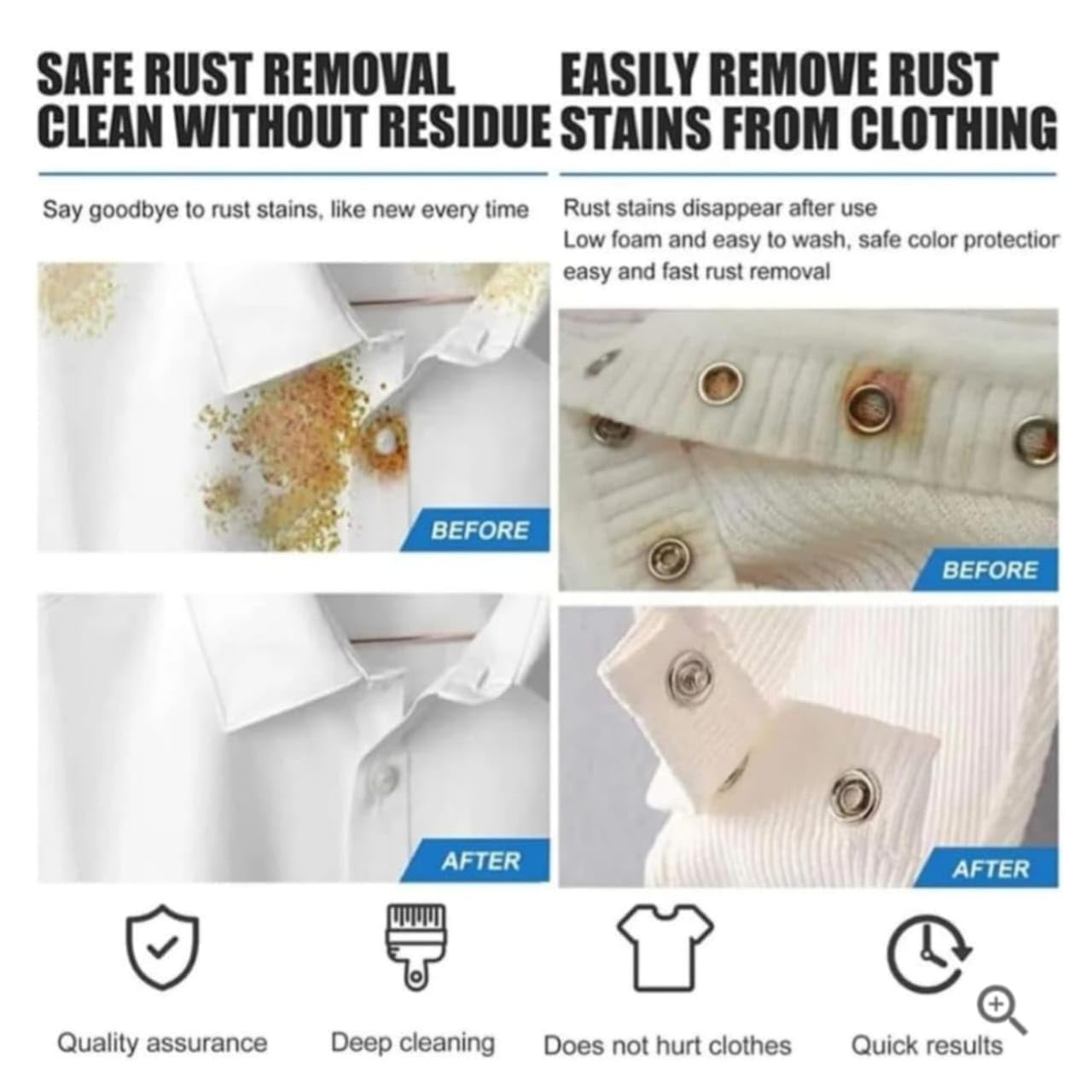 All in One Fabric Stain Remover 100ml (Pack of 2 Bottle 50ml Each)