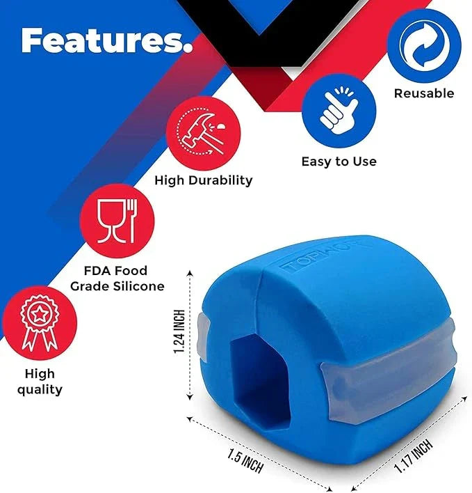 Jaw Shaper & Facial Toner | Sculpt, Shape & Lift | Compact Jaw Exerciser