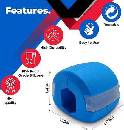 Jaw Shaper & Facial Toner | Sculpt, Shape & Lift | Compact Jaw Exerciser