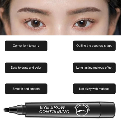 4 Point Eyebrow Pencil Black
