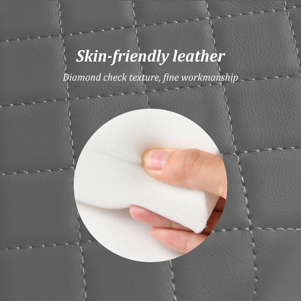 5-in-1 Car Arm Rest Cushion with Cup Holder Premium Cushion Organizer