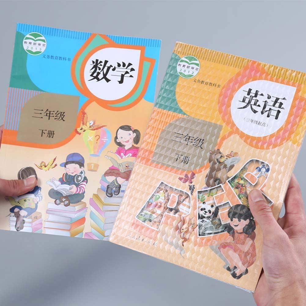 Self-adhesive transparent protective book cover (Pack of 30)