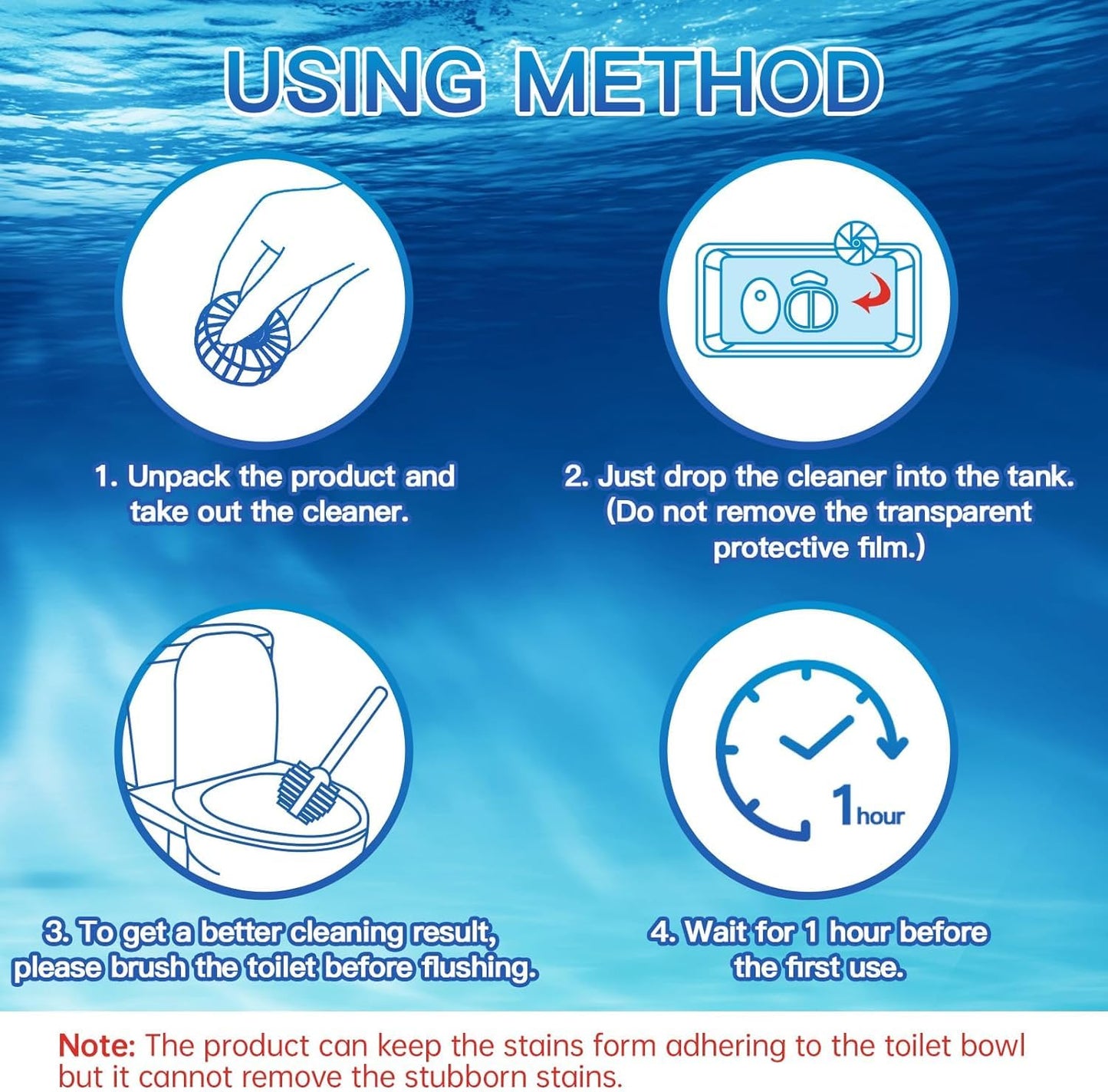 Blue Bubble Toilet Cleaner