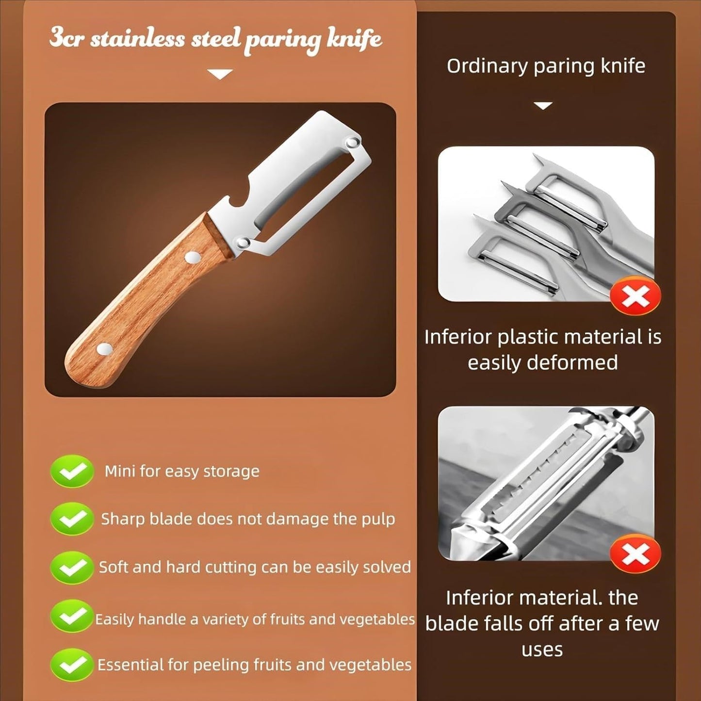 Multi-Functional Vegetable Peeler With Bottle Opner