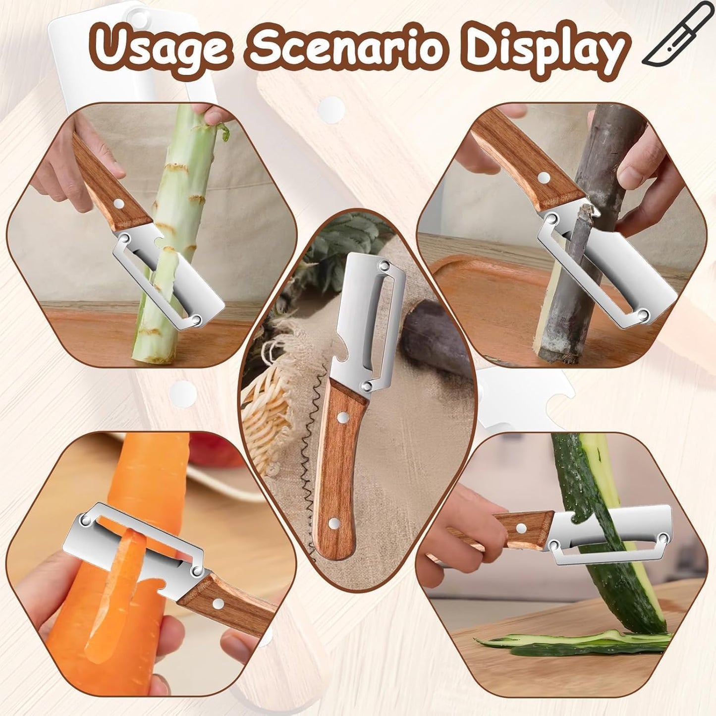 Multi-Functional Vegetable Peeler With Bottle Opner