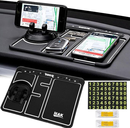 Anti-Slip Car Dashboard Mat with Mobile Stand