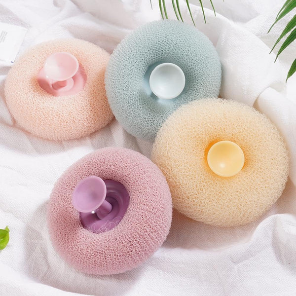 SuctionSoft Bath Loofah pack of 3
