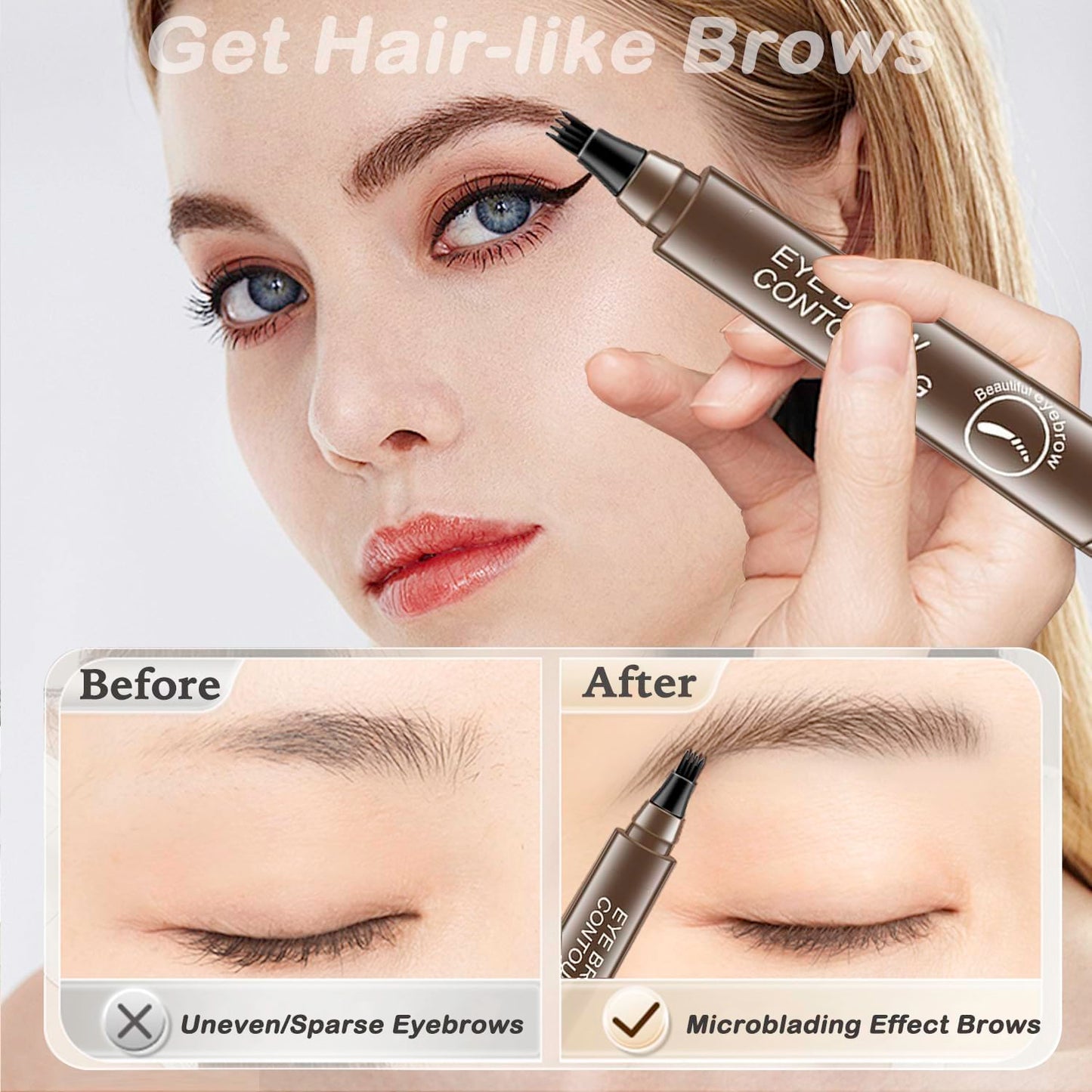 4 Point Eyebrow Pencil Black