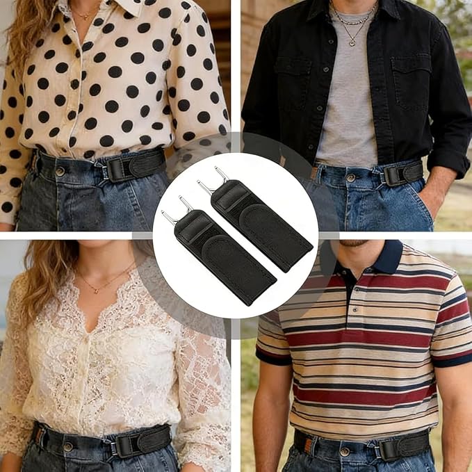 Unisex Buckle-Less Stretch Belt