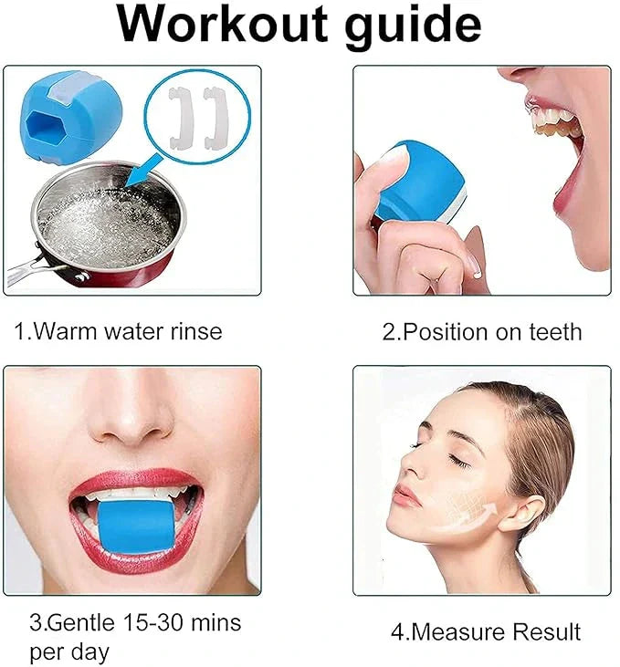 Jaw Shaper & Facial Toner | Sculpt, Shape & Lift | Compact Jaw Exerciser