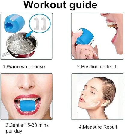 Jaw Shaper & Facial Toner | Sculpt, Shape & Lift | Compact Jaw Exerciser