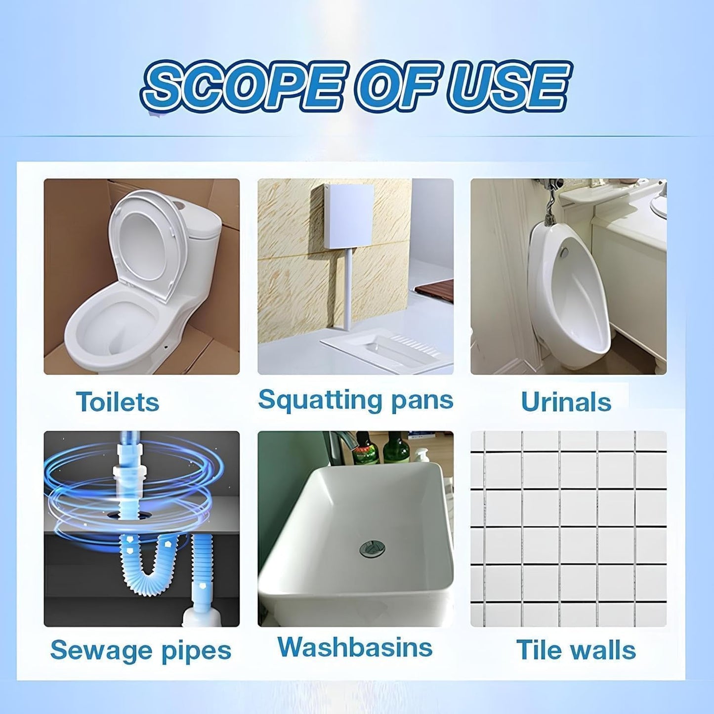 Toilet Active Oxygen Agent Cleaner Toilet Powder With Super Active Cleaning Liquid Agent