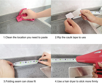 Waterproof Kitchen Sink Caulk Tape