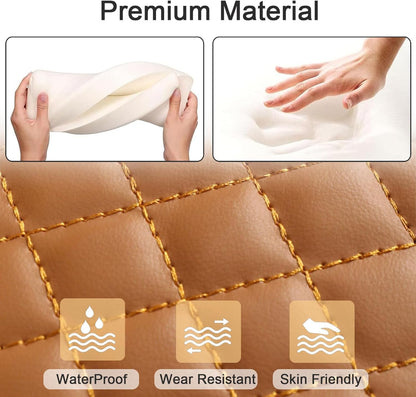 5-in-1 Car Arm Rest Cushion with Cup Holder Premium Cushion Organizer