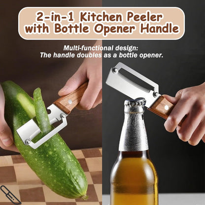 Multi-Functional Vegetable Peeler With Bottle Opner
