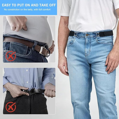 Unisex Buckle-Less Stretch Belt