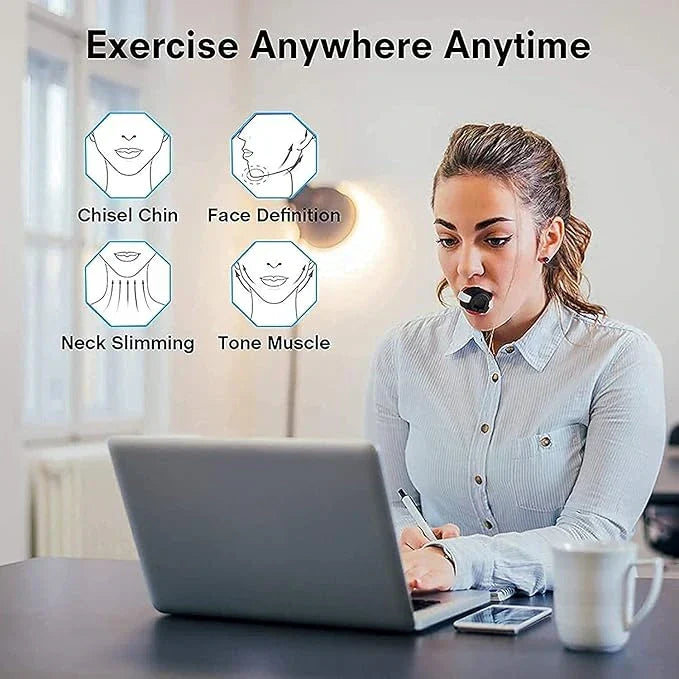 Jaw Shaper & Facial Toner | Sculpt, Shape & Lift | Compact Jaw Exerciser
