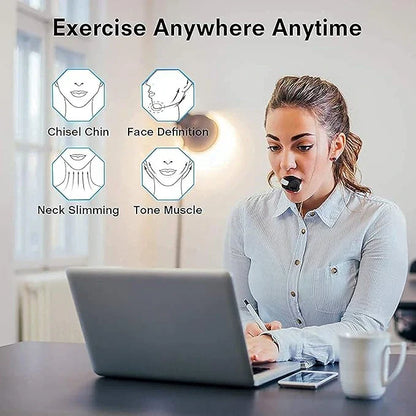 Jaw Shaper & Facial Toner | Sculpt, Shape & Lift | Compact Jaw Exerciser