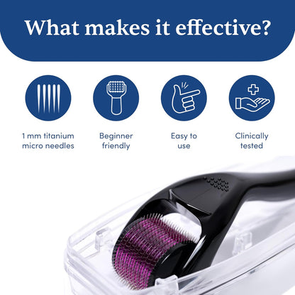 Derma Roller 0.5 mm – For Hair Growth, Beard Growth & Skin Rejuvenation