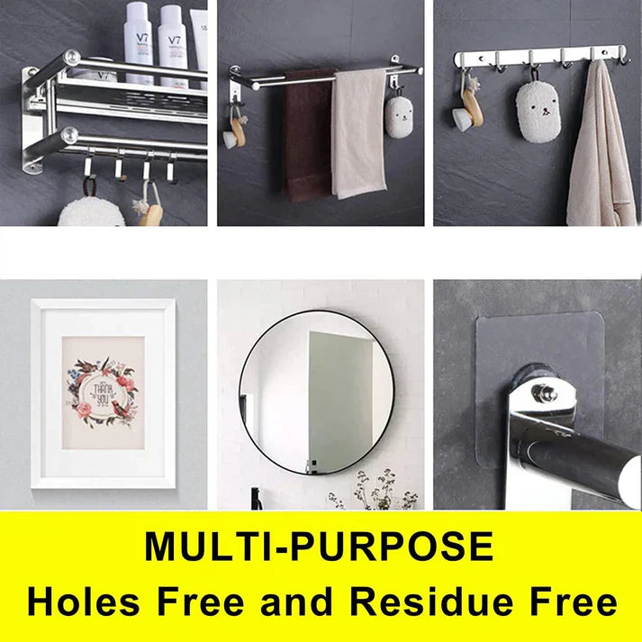 Reusable Adhesive Wall Hooks 40 PCS