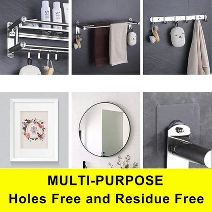 Reusable Adhesive Wall Hooks 40 PCS