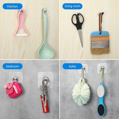 Reusable Adhesive Wall Hooks 40 PCS