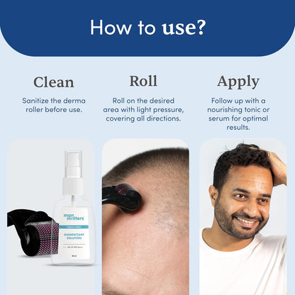 Derma Roller 0.5 mm – For Hair Growth, Beard Growth & Skin Rejuvenation