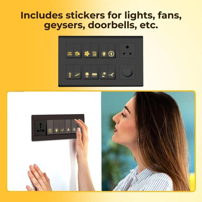 3D Switch Stickers Gold Switch Stickers