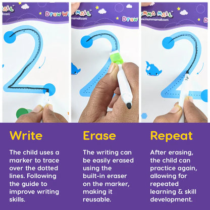 Reusable Tracing Book With 64 Pages