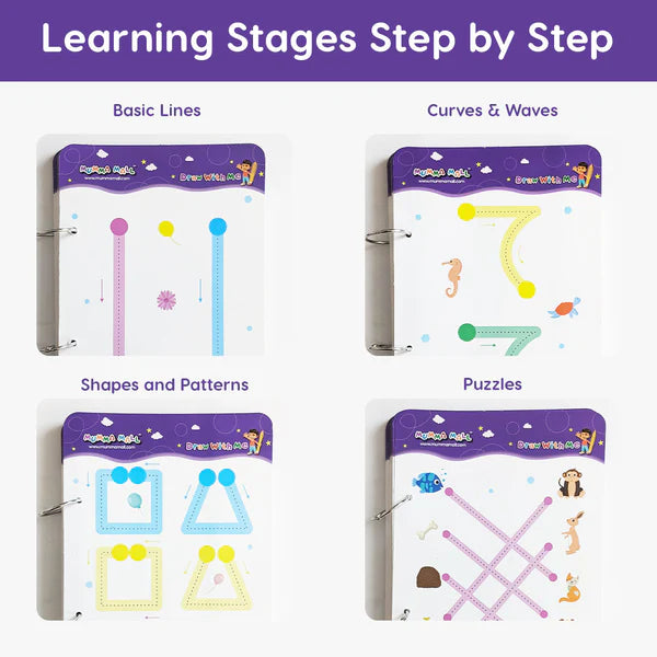 Reusable Tracing Book With 64 Pages
