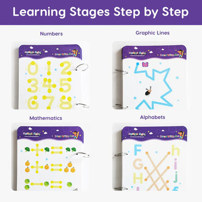 Reusable Tracing Book With 64 Pages