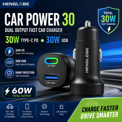 Fast Car Charging Adapter