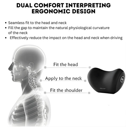 Multipurpose Car Neck Pillow Headrest Memory Foam Cushion